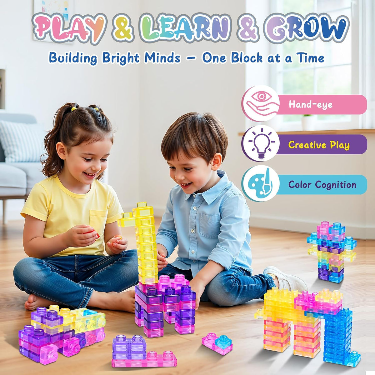 Sensory Soft Building Blocks For Kids - 40 PCS