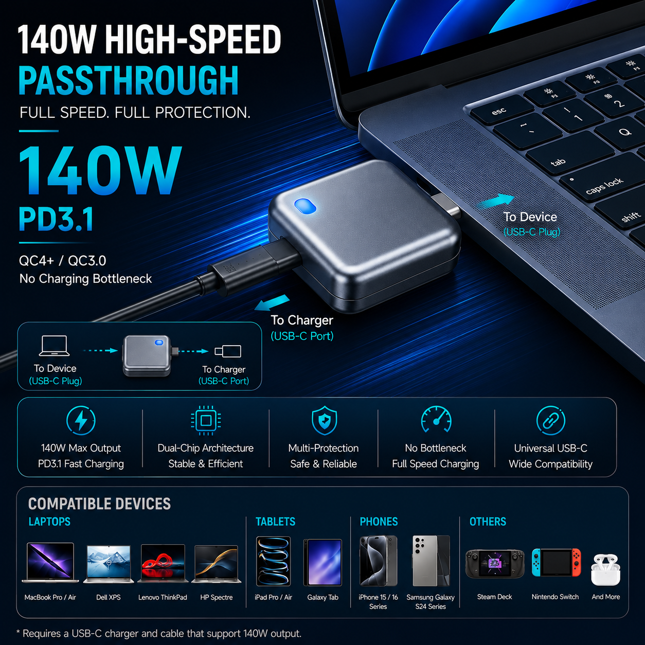 PhoneGuard™ - Smart Disconnect AI Charger