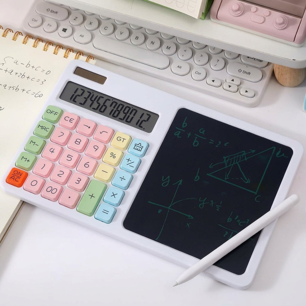 2 In 1 Calculator With Writing Pad And Stylus