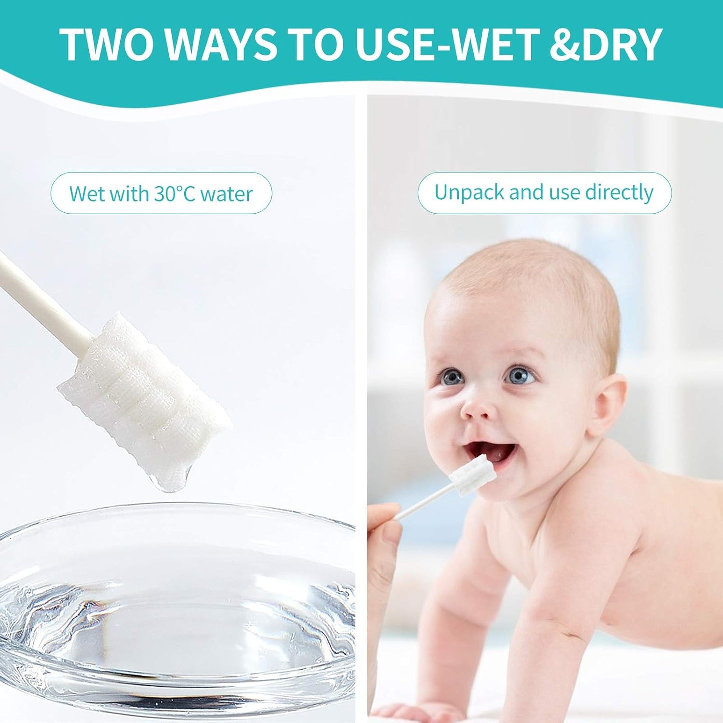Baby Oral Cleaning Gauze Sticks