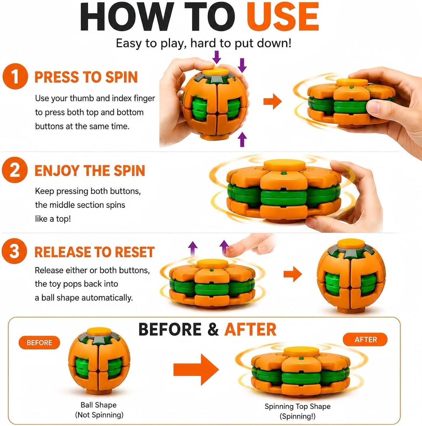Orbix™ - 3D Spinning Fidget Toy