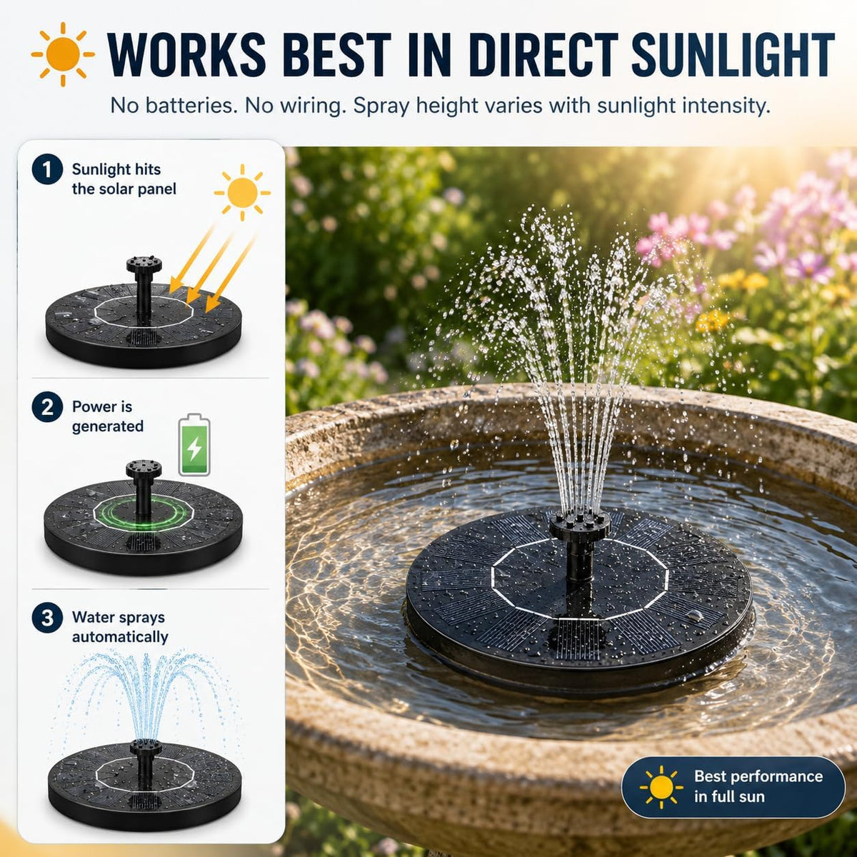 DIY Solar Powered Water Fountain