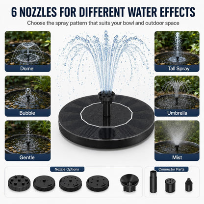 DIY Solar Powered Water Fountain