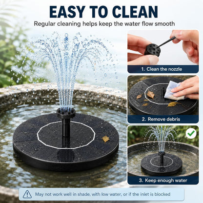 DIY Solar Powered Water Fountain