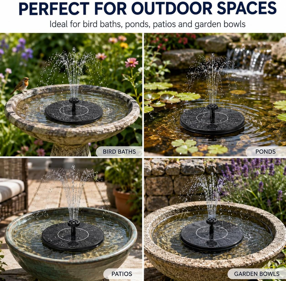 DIY Solar Powered Water Fountain