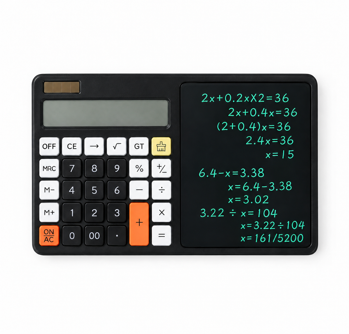 2 In 1 Calculator With Writing Pad And Stylus