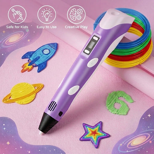 DoodleFun™ - 3D Printing Pen With Filaments
