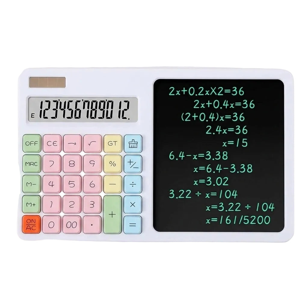 2 In 1 Calculator With Writing Pad And Stylus