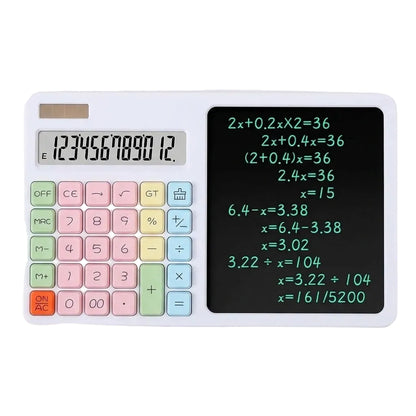 2 In 1 Calculator With Writing Pad And Stylus