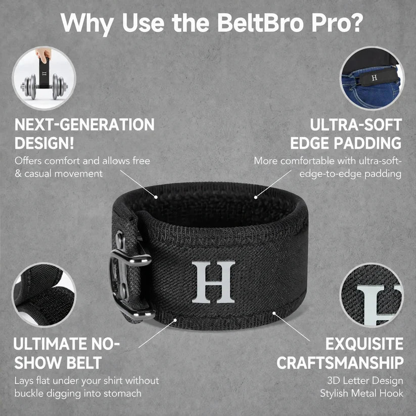 FlexBelt™ - Buckle-Free Hook Belt