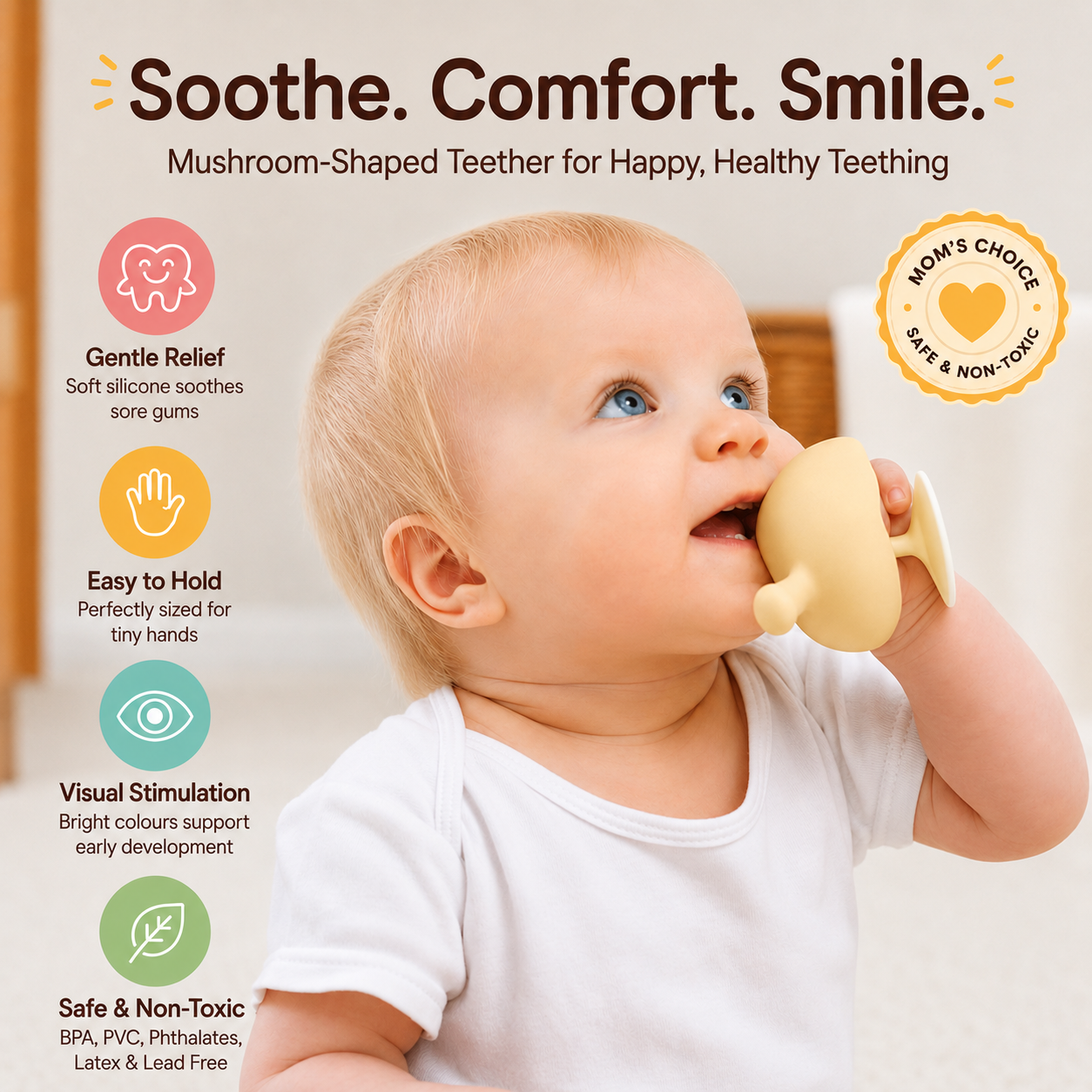 Mumbella™ - Mushroom Soothing Teether