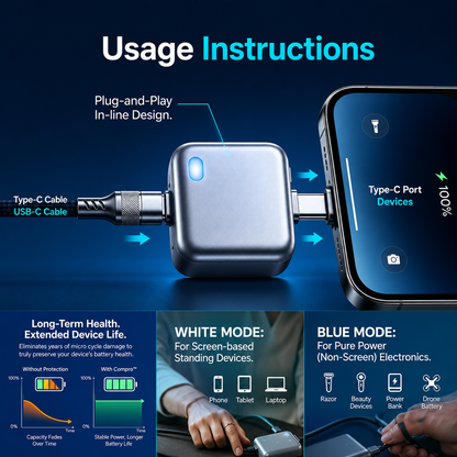 PhoneGuard™ - Smart Disconnect AI Charger