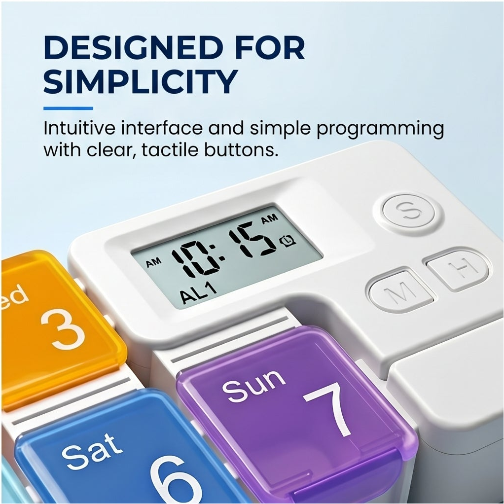 HealthPro™ - Pill Organizer With Alarm