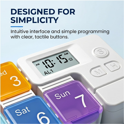 HealthPro™ - Pill Organizer With Alarm