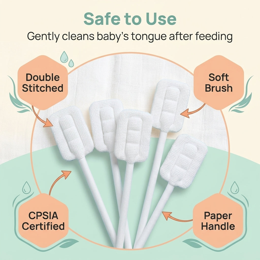 Baby Oral Cleaning Gauze Sticks