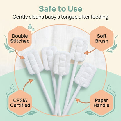 Baby Oral Cleaning Gauze Sticks