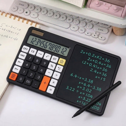 2 In 1 Calculator With Writing Pad And Stylus