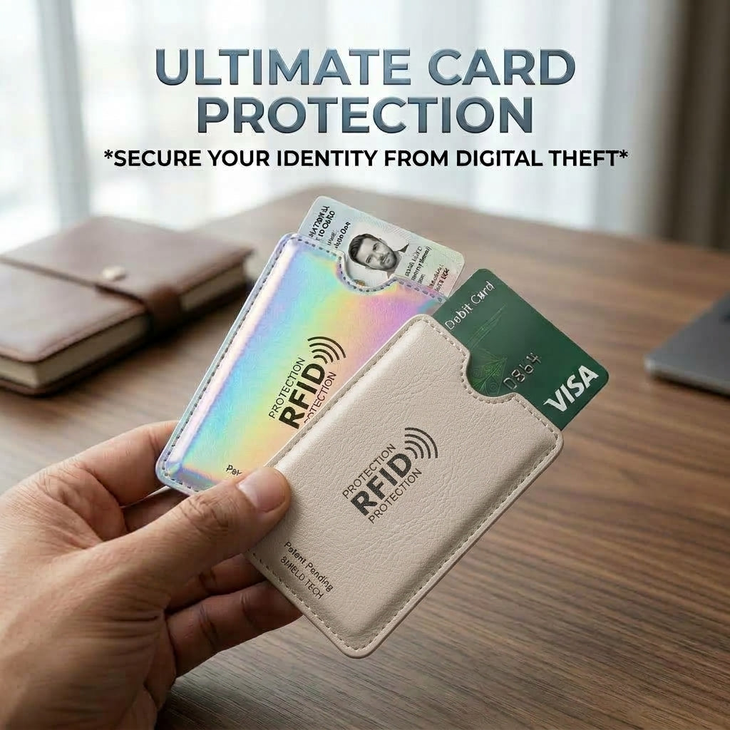 RFID Card Protection Sleeves - 5 PCS PACK