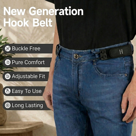 FlexBelt™ - Buckle-Free Hook Belt