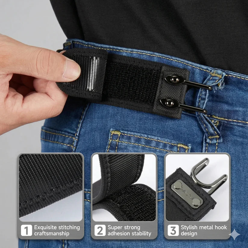 FlexBelt™ - Buckle-Free Hook Belt
