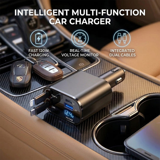 CarPro™ - 4 In 1 Retractable Charger