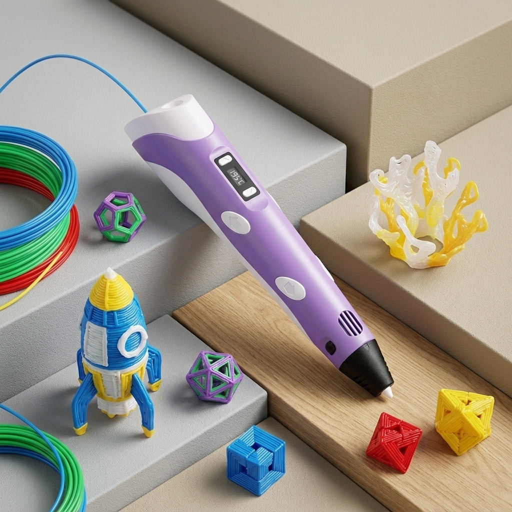 DoodleFun™ - 3D Printing Pen With Filaments