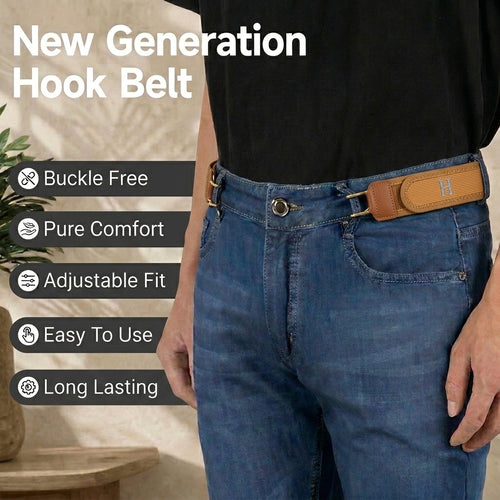 FlexBelt™ - Buckle-Free Hook Belt