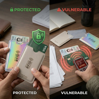 RFID Card Protection Sleeves - 5 PCS PACK