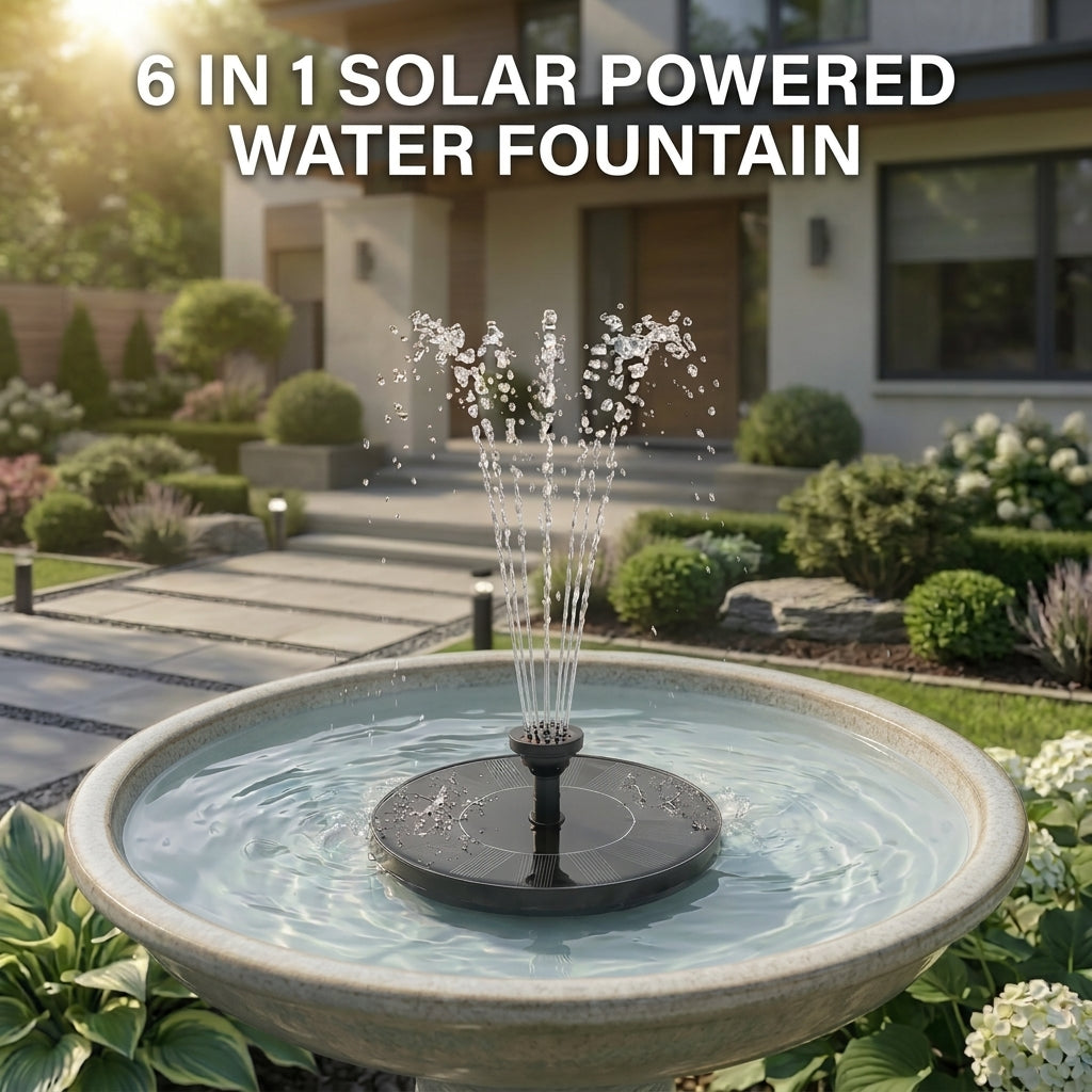 DIY Solar Powered Water Fountain