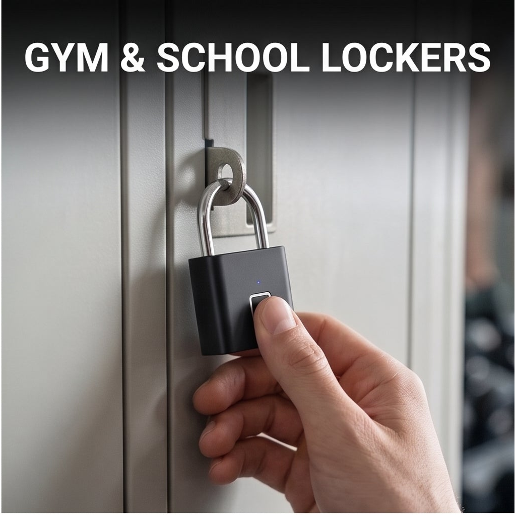 IronGuard™ - Smart Fingerprint Padlock