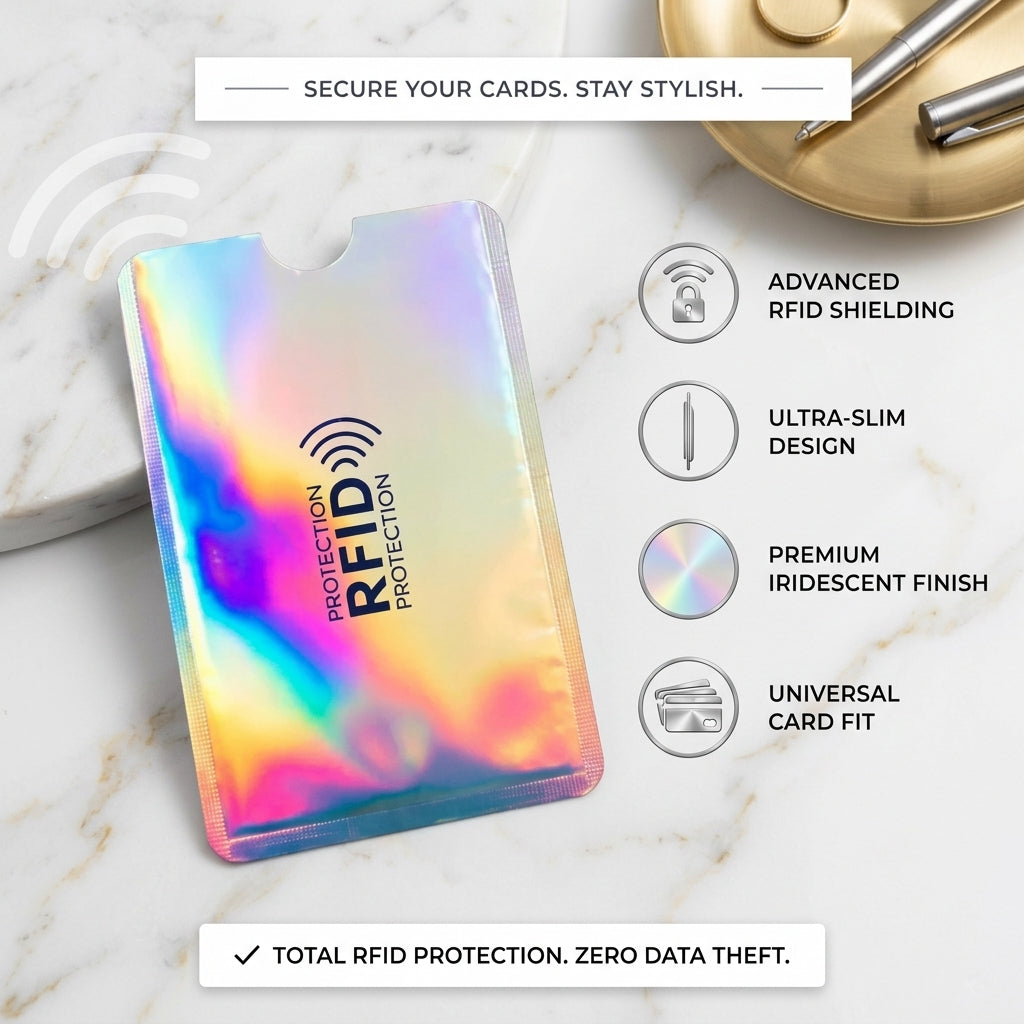 RFID Card Protection Sleeves - 5 PCS PACK