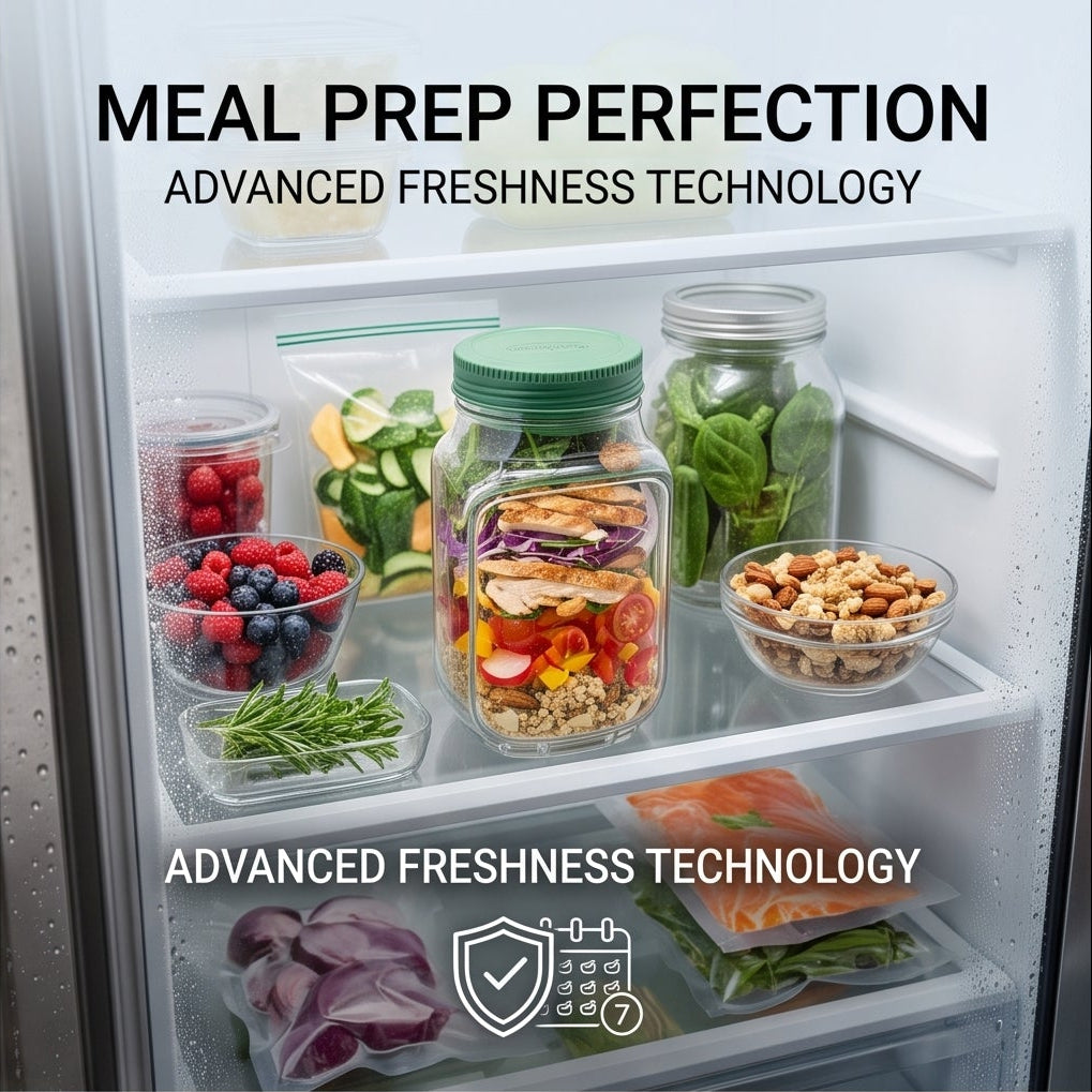 FreshWays™ - 2 In 1 Salad Jar And Bowl